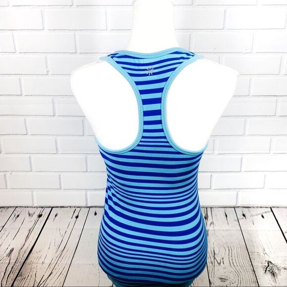 10/$25🦋 Athleta Blue Striped Racerback Tank - Size Small - Picture 4 of 8